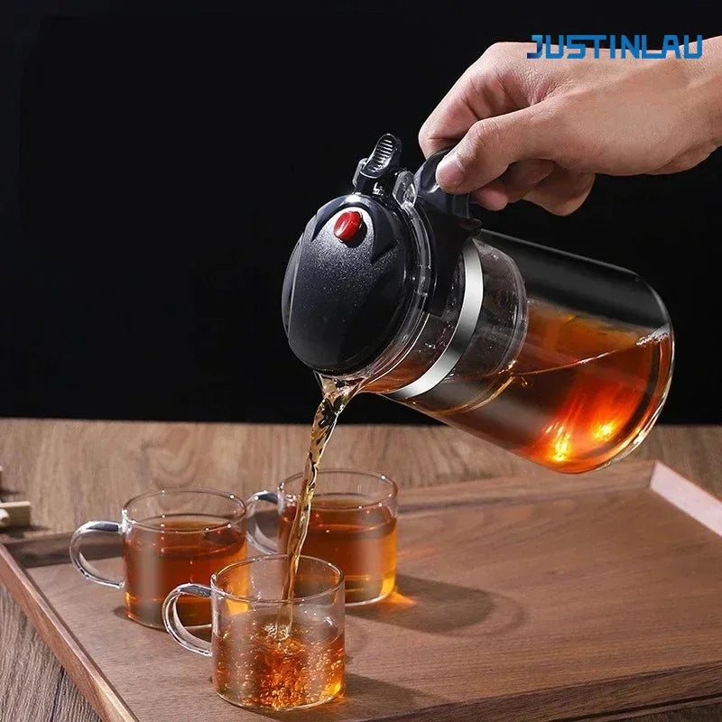 Borosilicate Glass Teapot 500–1800ml Heat Resistant