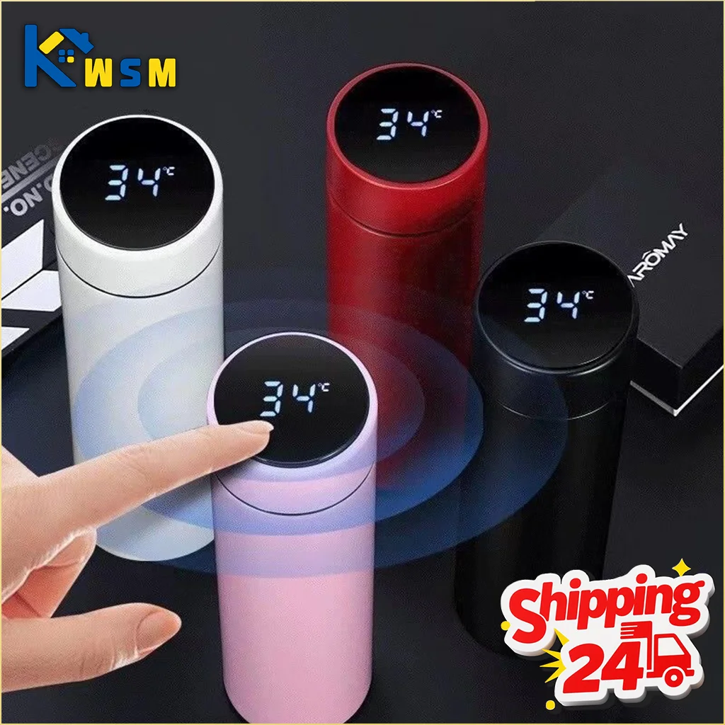 500ML Temperature Display Thermos Cup Stainless Steel