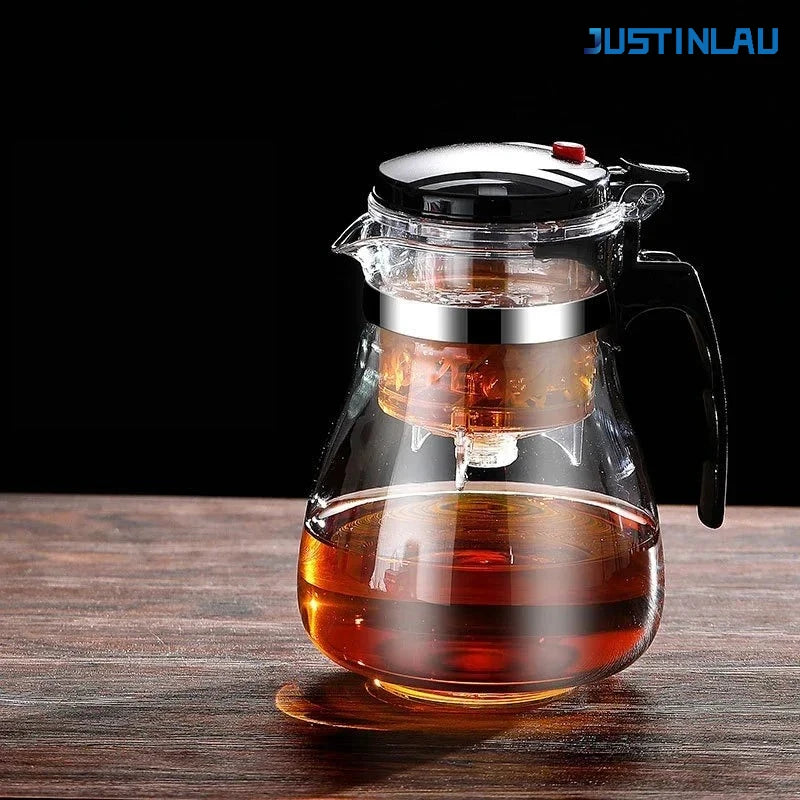 Borosilicate Glass Teapot 500–1800ml Heat Resistant