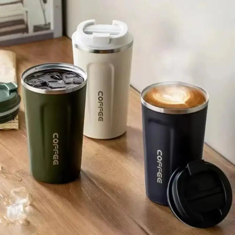 380/510ML Stainless Steel Thermos Mug Leak-Proof Cup