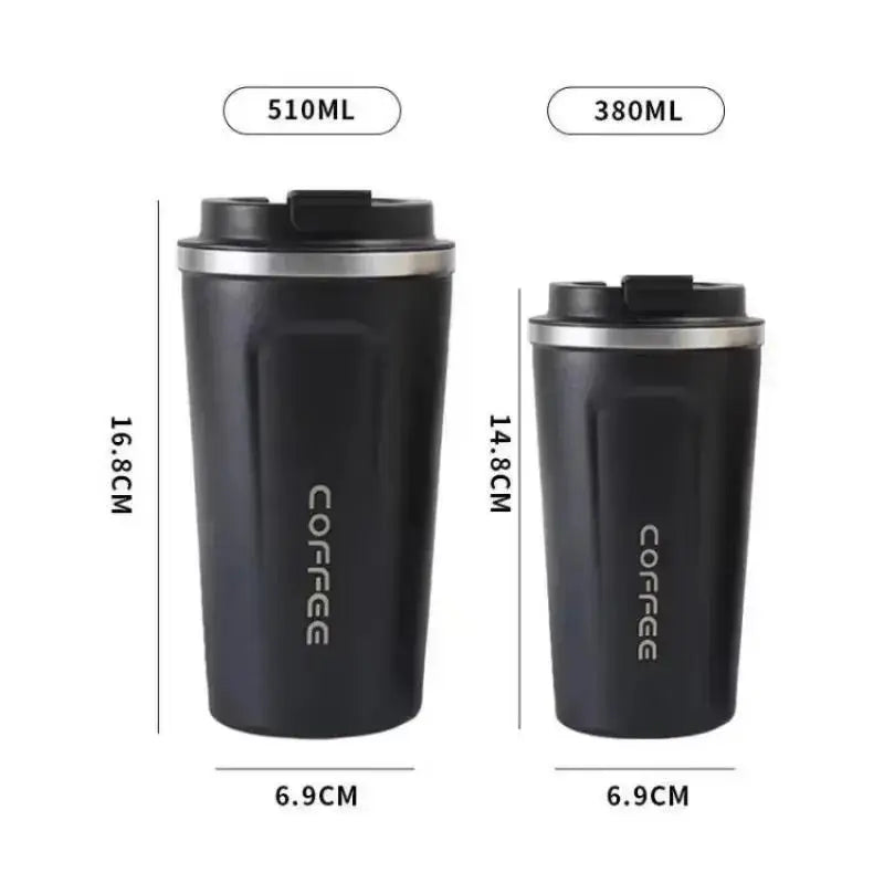 380/510ML Stainless Steel Thermos Mug Leak-Proof Cup