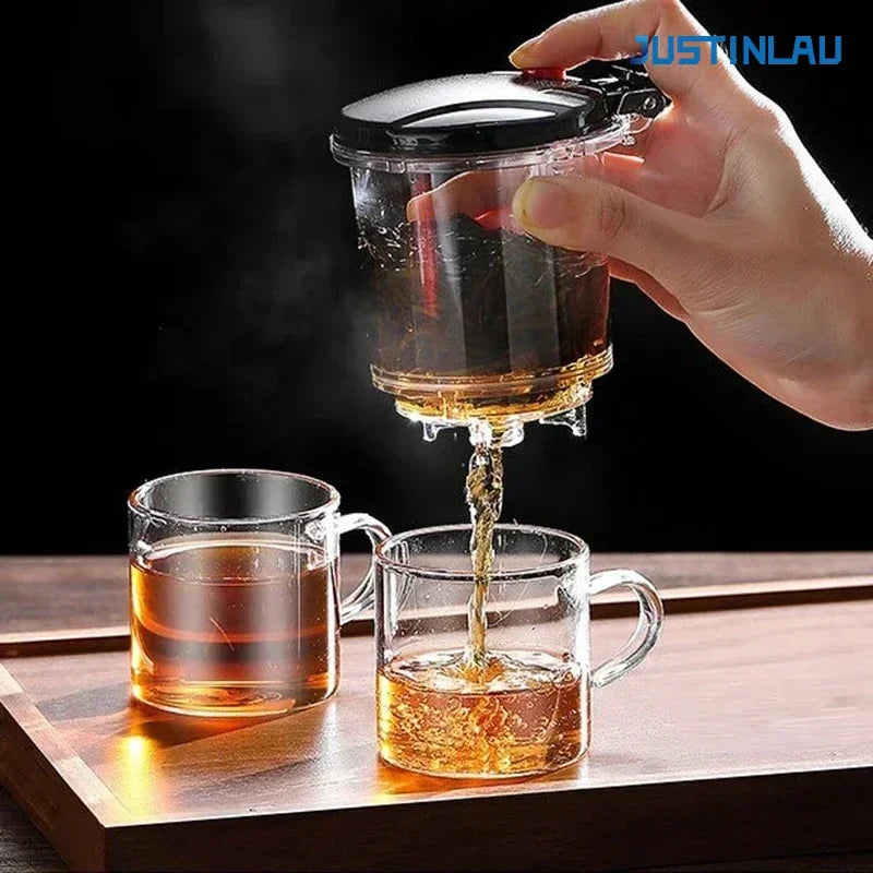 Borosilicate Glass Teapot 500–1800ml Heat Resistant